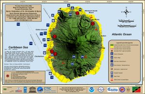 Nevis tsunami evacuation map preview